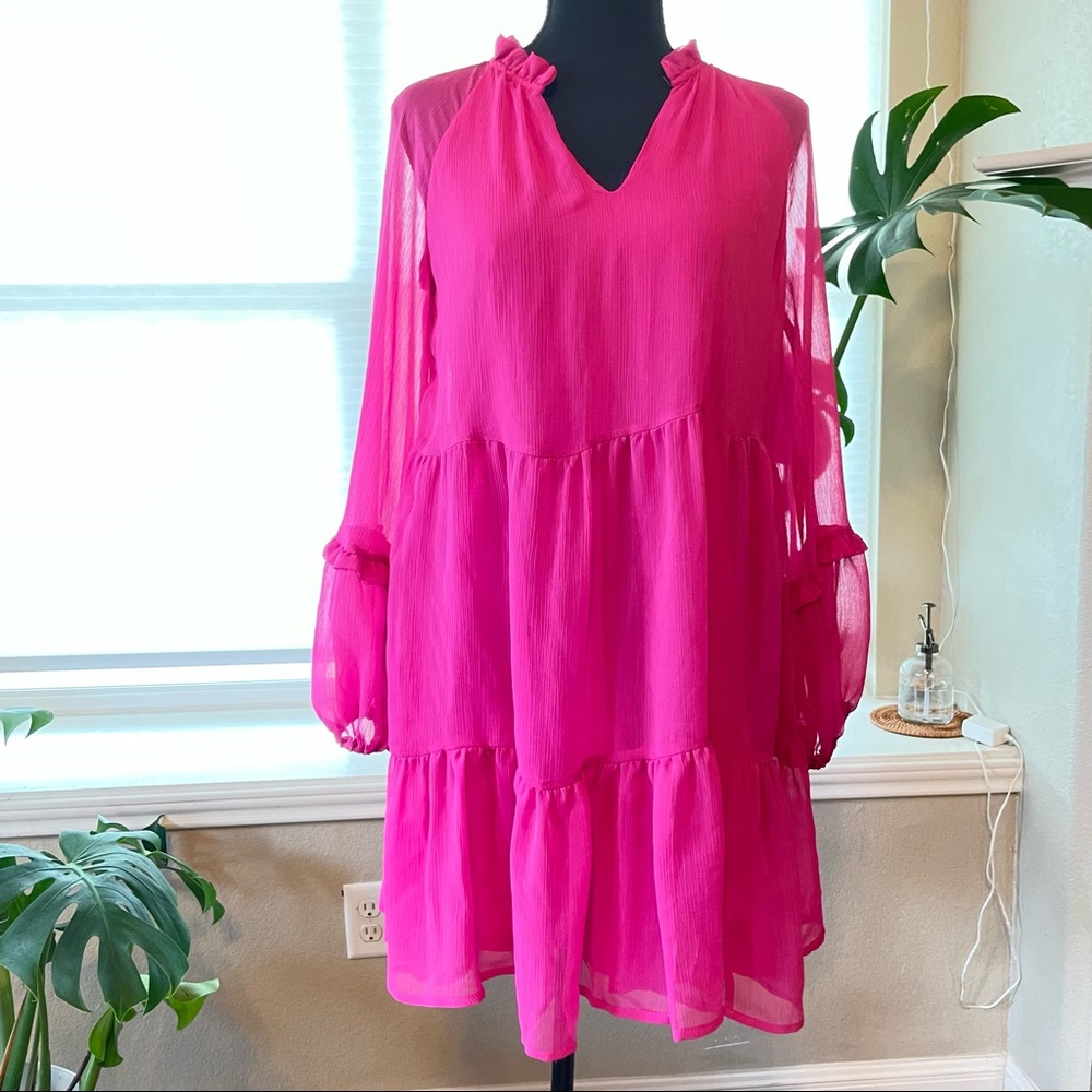 Vince Camuto 🌸| Hot pink dress